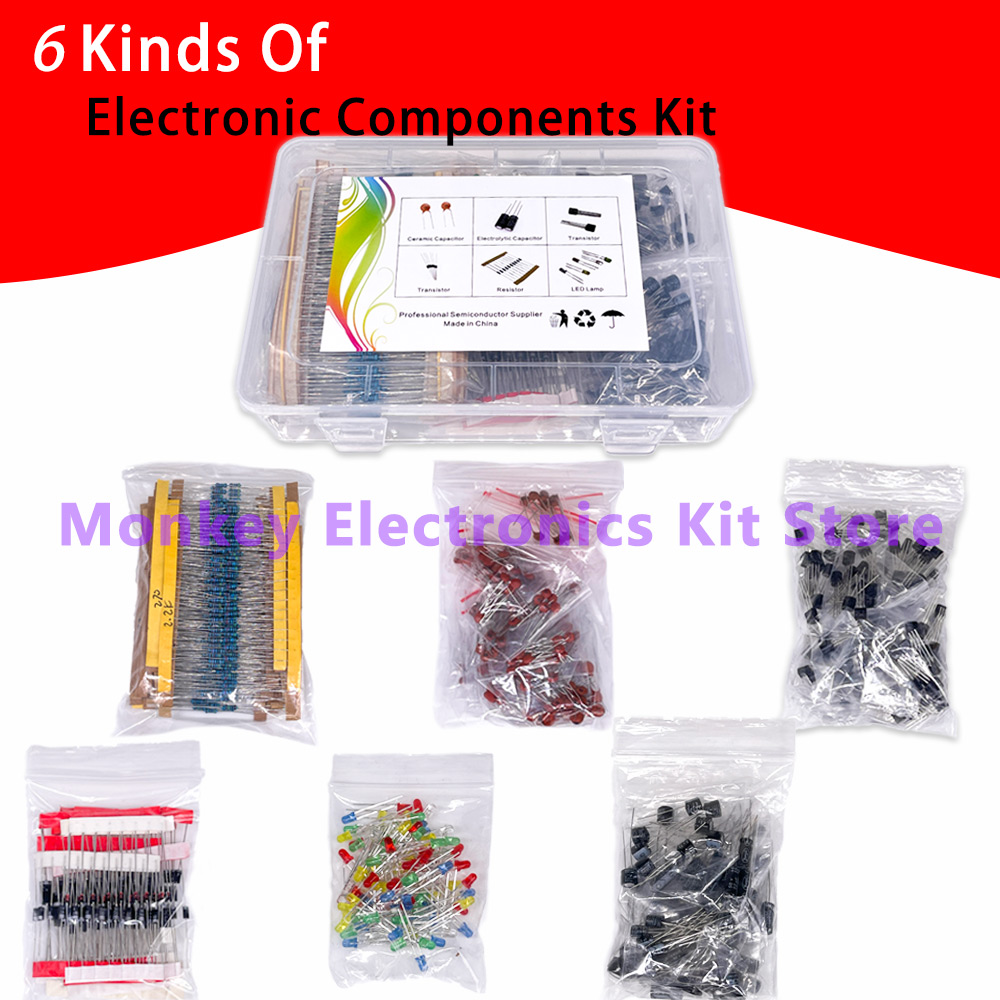 Electronics Repair Center - Kit de composants électroniques de résistance,