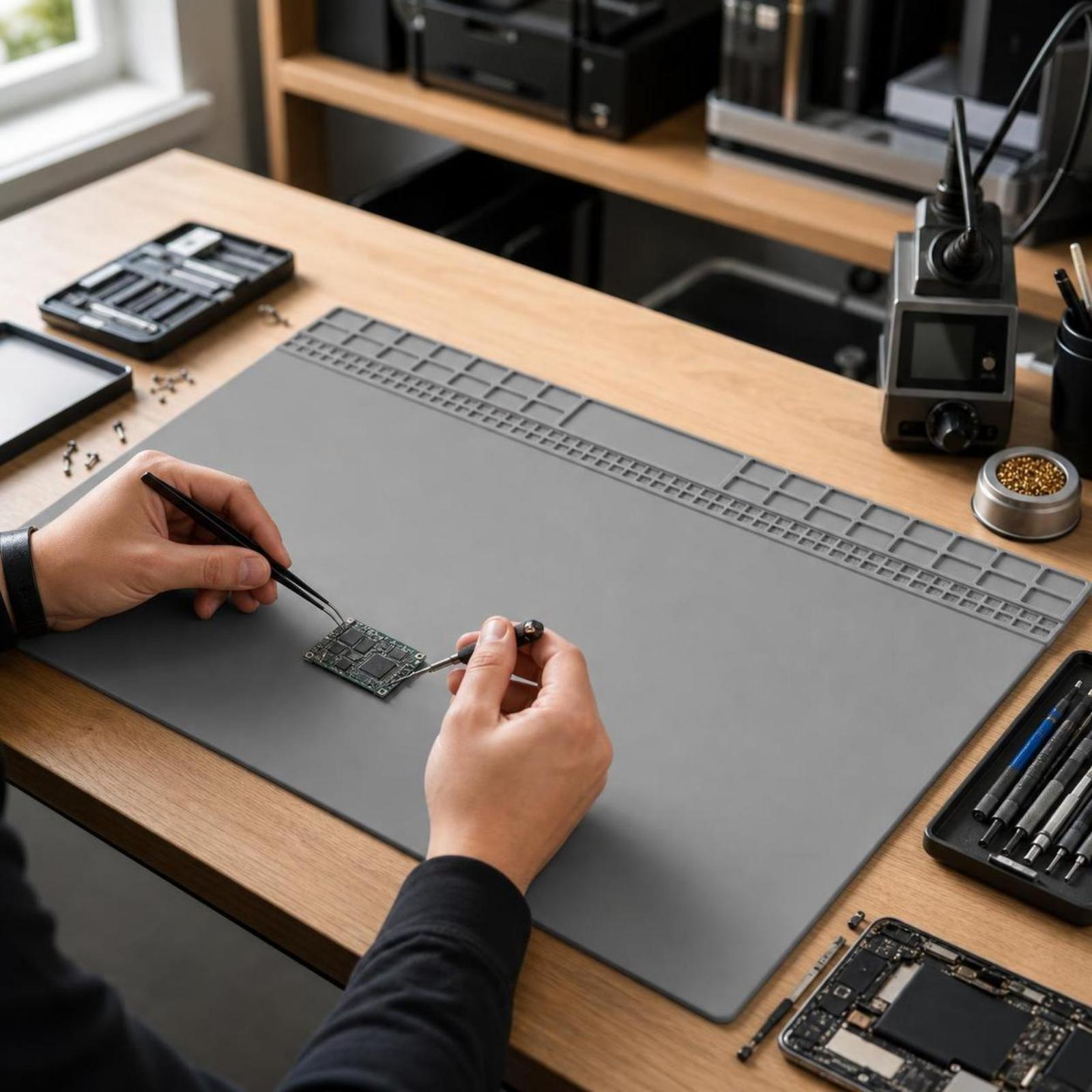 Tapis de soudage en silicone r - Electronics Repair In Usa avis et prix