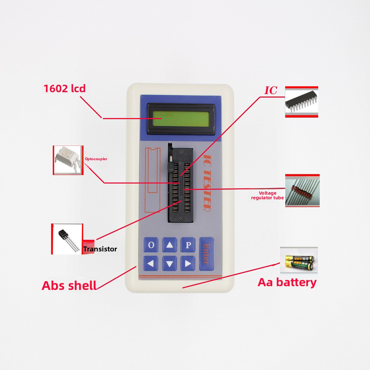 Testeur de transistors IC TSH‑ - Electronics Repair Shop avis et prix
